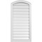 Ekena Millwork Arch Top Surface Mount PVC Gable Vent: Non-Functional, w/2"W x 1-1/2"P Brickmould Frame, 20"W x 38"H GVPAR20X3802SN - alternate 1